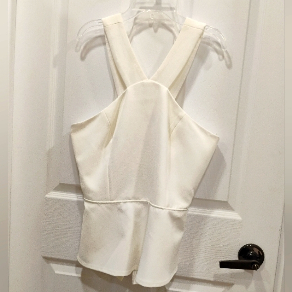 Cream Halter top M